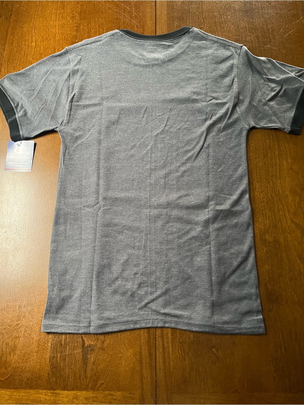 NWT Champion Gray Black Ringer T-Shirt Men’s S - Picture 4 of 6